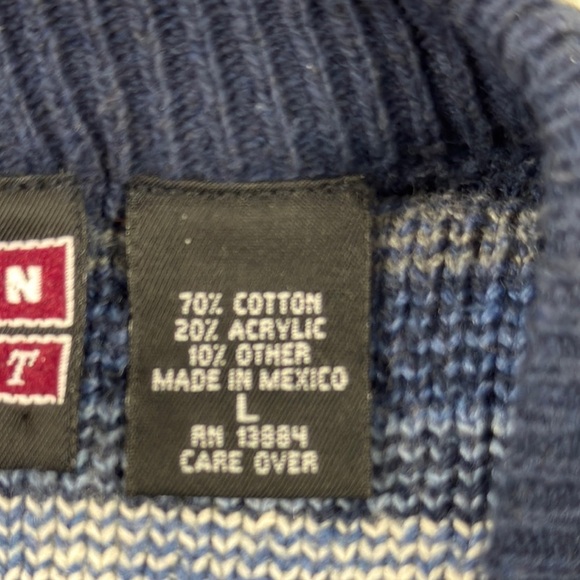 Jantzen Sport Women's Blue Patterned Button Down Vest - Picture 6 of 10